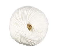 DMC Garn - Pelote Woolly - 100% laine mérinos, douce pour peaux sensibles - 50 g - 001 Blanc