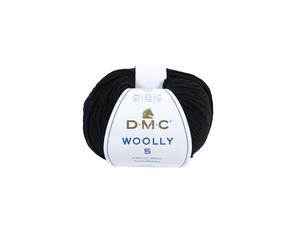 DMC "Woolly 12,7 cm Laine de mérinos, Noir, 80 m