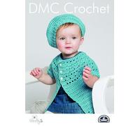 DMC Woolly 5 Merino Aran Patron de crochet - Cardigans, patron de couvre-chefs