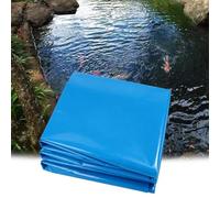 DMCHENGMA Film d'étang en PEHD Bleu Durable, bâche d'étanchéité imperméable résistante à la Perforation de 0,16 mm d'épaisseur pour piscines à Poissons extérieures, Lits surélevés et ruisseaux(3x4m)