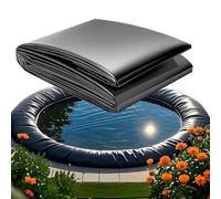 DMCHENGMA Revêtement de Bassin en PEHD pour Poissons, carpes koï, Cascade, Jardin, Membrane Noire très résistante, 5 Mil(3x10m)