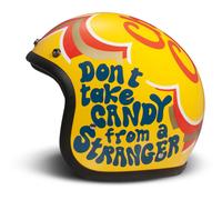 DMD Retro Candy Casque Jet Jaune/Bleu/Rouge XS unisex multicolore