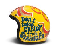 DMD Retro Candy Casque Jet jaune XS