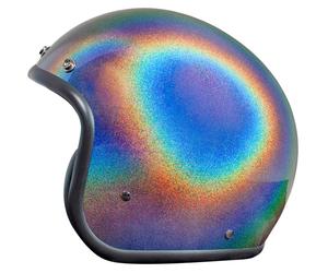 DMD Retro Rainbow Casque Jet Arcenciel S unisex multicolore