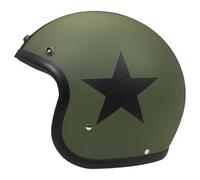 DMD Vintage Star Green Casque Jet vert S