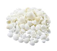 DmDoyy 250g Coquillage Decoration, Déco Bord De Mer, Coquillages Blancs De 2-3 Cm Pour Mariage Décoration Plage Thème Fête, Réservoir De Poissons Et Vase, 100 Pièces