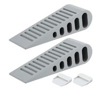 DmDoyy Cale Porte, 2 Pièces Antidérapante Bloc Arrêts, Caoutchouc Souple, Pour Tapis, Béton, Parquets, Assurer La Protection De Nos Portes Et Murs