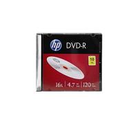 HP DME00085 - DVD-R 4,7 Go/120 min, pack de 10 en SlimCase