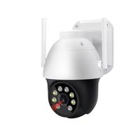 DMETE Caméra de Surveillance 4K 8MP, Protection sécurité extérieure, caméras externes étanches, CCTV IP, Webcam, Suivi Automatique Installation Facile(8MP Camera No Card)
