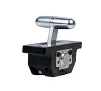 DMETE Contrôleur de manette Joystick à à effet Hall 101B-SM, panneau de commande de ti de poussée à poignée courte intégrée à Manœuvres sécuritaires(5V 0.5-4.5V single signal output)