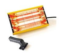 DMETE Lampe À Polymérisation De Peinture Infrarouge 2000W, Thermique Ondes Courtes, Cabine, Lumière Séchage, IR For La Réparation Carrosserie Voiture Portable(DT-SC-002)