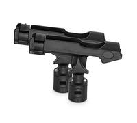 DMETE Porte-Canne à pêche Titulaire de Poteau de pêche réglable for la Plupart des Pistes de Rail Kayak Kayak Bateau Gonflable Bateau de pêche Kit Accessoire Assemblage Facile(2pcs)