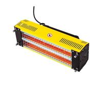 DMETE Sèche-lin À Infrarou, Lampe De Polymérisation Peinture, Chauffa Ondes Courtes, Réparation Carrosserie Voiture, Sèche-lampe Portable(Giallo)