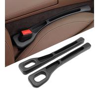 DMHYZTE Remplissage de Siège Auto, 2 Pièces Car Seat Gap Filler Universel, BoîTe de Rangement pour SièGes D'Auto, Remplissage Siege Voiture, Voiture Siège Bouchon D'éCart pour plupart des Voitures,SUV