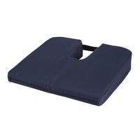DMI Duro-Med Coussin incliné pour Coccyx avec Housse en Polycoton Bleu Marine