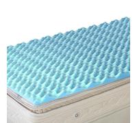 DMI Surmatelas en Mousse en Forme de Cage à œufs pour lit Simple XL pour soulager la Pression, répartition du Poids et améliorer la Circulation de l'air | Surmatelas de dortoir de 5,1 cm - Confort et