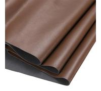 DMiotech 1 Pcs 14 Pouce x 53 Pouce Couverture de Meubles en Faux Cuir, Peau Napa, Rouleau de Cuir PU Marron Foncé pour Projets de Bricolage Faits à la Main