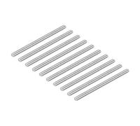 DMiotech 10 Paquet M4x70mm Entièrement Fileté Tige 304 Inox Acier Droite Main Filetages Tige