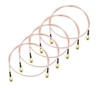 DMiotech 5 Pcs RG316 Câble Coaxial 20" 50 Ohm Câble D'extension D'antenne | Pour Router Antenna GPS LAN Common Devices, SMA Mâle Vers SMA Mâle Connecteurs Adaptateur