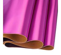 DMiotech Feuille de Cuir Synthétique 53 Pouces x 12 Pouces Métal Napa Rose Foncé Rouleau de Cuir PU pour Projets d'Artisanat DIY Faits Main