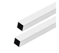 DMiotech Lot de 2 (15mm x 15mm x 1mm) Tube Carré en Aluminium 6063 de 200mm de Longueur pour la Construction de Cadres de Machines et Projets Diy