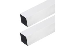 DMiotech Lot de 2 (40mm x 40mm x 1mm) Tube Carré en Aluminium 6063 de 200mm de Longueur pour la Construction de Cadres de Machines et Projets Diy