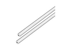 DMiotech Lot de 2 (6mm Od x 2mm Id) Tube Rond en Aluminium 6063 de 300mm de Longueur pour la Construction de Cadres de Machines et Projets Diy