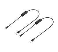 DMiotech Lot de 2 câbles d'extension USB 3.0 mâle A vers type C mâle de 0,6