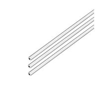 DMiotech Lot de 3 (4mm Od x 2mm Id) Tube Rond en Aluminium 6063 de 250mm de Longueur pour la Construction de Cadres de Machines et les Projets Diy