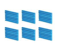 DMiotech Lot de 6 radiateurs électroniques en alliage d'aluminium avec pâte thermique pour puce MOS et IC 5 x 30 x 40 mm