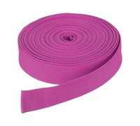 DMiotech Sangle en Nylon de 10 Yards x 25 mm de Largeur pour Bricolage, Couture, Réparation d'Équipement de Plein Air, Couleur Rose