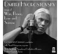 Dmitri Hvorostovsky sings of War, Peace, Love and Sorrow Sergei Sergeyevich Prokofiev (Compositeur), Piotr Ilitch Tchaïkovski (Compositeur), Dmitri Hvorostovsky (Interprète), Constantine Orbelian (Chef d'orchestre) https://www.fnac.com/a10120474/Sergei-Sergeyevich-Prokofiev-Dmitri-Hvorostovsky-sings-of-War-Peace-Love-and-Sorrow-CD-album?oref=4d2ebe95-1d27-810d-2904-250c2313b657