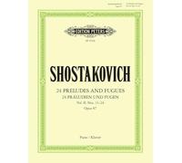 Dmitri Schostakovitsch: 24 Preludes And Fugues Op.87 (Piano) - Book 2 - Partitions