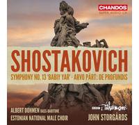 Chostakovitch – Symphonie n°13 / Pärt – De Profundis – CD – NAXOS