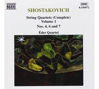 Dmitri Shostakov Shostakovich Complete String Quartets Volume 1, Nos. 4, 6 (CD)