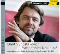 Dmitri Shostakovich Dmitri Shostakovich: Symphonies Nos. 1 & 6 (CD) Album