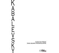 Dmitry Kabalevsky: Album De Pieces Pour Jeunes Violoncellists. Partitions pour Violoncelle, Piano