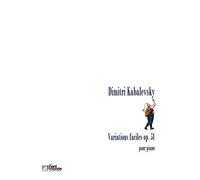 Dmitry Kabalevsky: Variations Faciles Op. 51. Partitions pour Piano