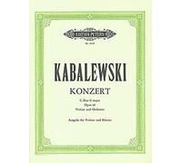 Partitions classique EDITION PETERS KABALEVSKY DMITRY BORISOVICH - CONCERTO IN C OP.48 - VIOLIN AND PIANO Violon