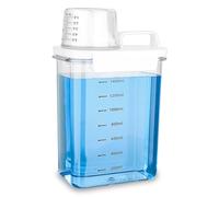 DMJJSD Distributeur DéTergent à Lessive 1800ML avec Tasse À Mesurer Distributeur Lessive En Poudre multi-usage Distributeur Lessive Liquide Pour Poudre à Laver, BoîTe De DéTergent, Seau de rangement