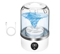 DMJJSD Machine à laver portable, avec une mini machine à laver USB, 600 g Tragbare Underwear Machine à laver, convient pour les voyages, le camping, les dortoirs (blanc)