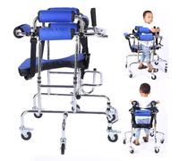 DMJLI-T Aides À La Marche pour Les Personnes Handicapées à 6 Roues, Déambulateur Debout Portatif pour Enfants, Paralysie Cérébrale Déambulateur