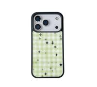 DMJSWY Super Sweet Stars Coque de protection pour iPhone 17 Pro Max - Coque de téléphone esthétique avec pare-chocs noir, pour femmes et filles - Coque antichoc fine en TPU et polycarbonate rigide
