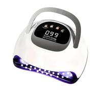 DMJWAN Lampe UV Pour Ongles en Gel, Lampe UV Professionnelle Pour Ongles 320W avec 72 LED, Capteur Automatique, 4 Minuteries