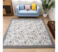 Dmkjdzsw Tapis en Velours Corail,Grand Tapis en Veloursdoux et épais,Tapis d'éveilMaison Coussin antidérapante,Parfait pour Le Yoga, l'exercice et rampant-K-200 * 200cm