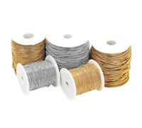 DMLAYHP Chaine Acier Inoxydable Chaînes en Acier Inoxydable de 2 mètres for la Fabrication de Bijoux, Colliers, Bracelets, Accessoires, chaînes, en Vrac(Steel,1.2mm dia)