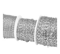 DMLAYHP Chaine Acier Inoxydable Chaînes Plates ovales en Acier Inoxydable de 2 mètres, Largeur 2 mm, dorées, for la Fabrication de Bijoux, Bracelets, Colliers(Steel 2mm)