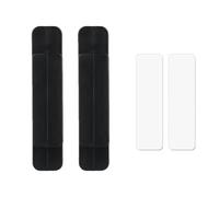 DMLAYHP Poignée de Porte Bouton de porte coulissante ouvert, 2 pièces, organisateur de tiroir auto-adhésif, poignée de porte, poignée de fenêtre en verre(Black-2)