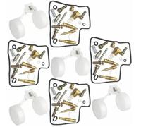 DMLHL Kit de réparation de carburateur de Moto Kit de Reconstruction de carburateur de Joint 4 Ensembles pour CBR1000F 1987 1988 1989 1990 1991 CBR 1000 F diaphragme Piston