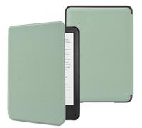 DMluna Étui Compatible avec 6" Kindle(11e Génération Modèle 2024/2022) & Version Internationale, Coque Légère avec Réveil/Sommeil Automatique pour Liseuse Kindle 2024/2022 11e Gén-Agave Vert